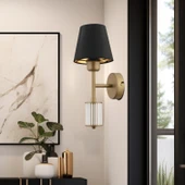 Ellery Eskitme Siyah Şapkalı Modern Aplik thumbnail 1