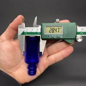 20Ml Mavi Cam Damlalıklı Şişe , Siyah Plastik Kapak , 20 Cc Mavi Cam Damlalıklı Şişe x 6 Adet thumbnail 4