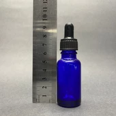 20Ml Mavi Cam Damlalıklı Şişe , Siyah Plastik Kapak , 20 Cc Mavi Cam Damlalıklı Şişe x 6 Adet thumbnail 3