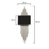 Cannes Krom Kaplamalı Modern Duvar Lambası Yatak Odası-Yatak Başı Tasarım Aplik thumbnail 4