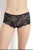 G-Box 929 Kadın Dantel Taş ve Kuş Detay Brazilian Boxer - 1