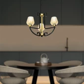 Apliqa Nevada 3Lü Modern Genç Odası Retro Salon Avize - 1