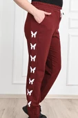 Kadın Dijital Baskılı Büyük Beden Jogger Pantolon 6060-22 - 6