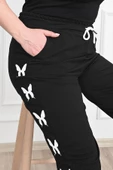 Kadın Dijital Baskılı Büyük Beden Jogger Pantolon 6060-22 - 2