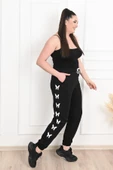 Kadın Dijital Baskılı Büyük Beden Jogger Pantolon 6060-22 - 3