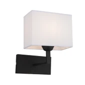 Rylee Tekli Beyaz Şapkalı Siyah Duvar Lambası Yatak Odası-yatak Başı-banyo Için Modern Aplik thumbnail 3