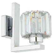 Ramo Krom Kaplama Kristal Taşlı Duvar Lambası Yatak Odası-Yatak Başı-Salon için Aplik thumbnail 4