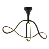 Apliqa Helin Siyah 50 Watt Sarkıt 3 Renkli Ledli Modern Mutfak Banyo Led Salon Sarkıt Avize thumbnail 3