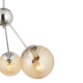 Meyo 3Lü Krom Bal Camlı Modern Genç Odası Yatak Odası Salon Avize thumbnail 7