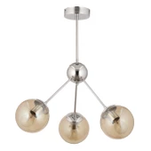 Meyo 3Lü Krom Bal Camlı Modern Genç Odası Yatak Odası Salon Avize thumbnail 5