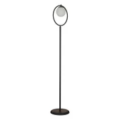 Apliqa Falez Siyah Beyaz Camlı Modern Dekoratif Tasarım Metal Lambader - 4
