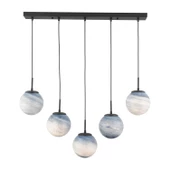 Apliqa EFSER 5Lİ SIRALI AVİZE Modern Oturma Odası Salon Sarkıt Avize thumbnail 2