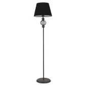 Apliqa Helezon Siyah Şapkalı Siyah Modern Tasarım Ayaklı Abajur Lamba Metal Lambader - 3