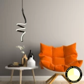 Helio Sarkıt 27 Watt Sarkıt 3 Renkli Ledli Modern Mutfak Banyo Led Salon Sarkıt Avize thumbnail 1