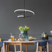 Apliqa Paros Sarkıt 39 Watt Sarkıt 3 Renkli Ledli Modern Mutfak Banyo Led Salon Sarkıt Avize thumbnail 2