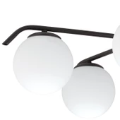 Diaspor 5li Yuvarlak Siyah Modern Sarkıt Genç Odası Yatak odası Retro Salon Avize thumbnail 4