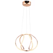 Apliqa Pietra Rose Gold Sarkıt 56 Watt Sarkıt 3 Renkli Ledli Modern Mutfak Banyo Led Salon Sarkıt Avize - 2