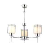 Goldie 3 Lü Krom Kaplama Modern Sarkıt Mutfak Salon Avize thumbnail 3