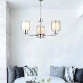 Goldie 3 Lü Krom Kaplama Modern Sarkıt Mutfak Salon Avize thumbnail 2