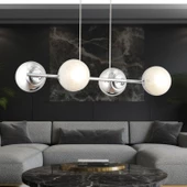 Apliqa BERCA 4LÜ KROM AVİZE Modern Mutfak Yemek Masası Üstü Yatak odası Salon Avize thumbnail 1