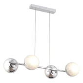 Apliqa BERCA 4LÜ KROM AVİZE Modern Mutfak Yemek Masası Üstü Yatak odası Salon Avize thumbnail 3