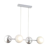 Apliqa BERCA 4LÜ KROM AVİZE Modern Mutfak Yemek Masası Üstü Yatak odası Salon Avize thumbnail 2