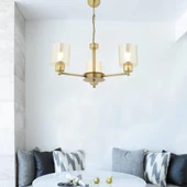 Geneva 3 Lü Eskitme Modern Yatak Odası  Salon Avize thumbnail 1