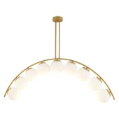 Apliqa Fralde 9 Lu Gold Modern Mutfak Cafe Restoran için Uygun Retro Salon Avize - 3