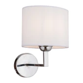 Zadie Tekli Beyaz Şapkalı Krom Duvar Lambası Yatak Odası-yatak Başı-banyo Için Modern Aplik thumbnail 3