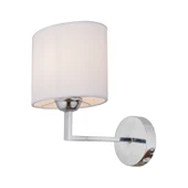 Zadie Tekli Beyaz Şapkalı Krom Duvar Lambası Yatak Odası-yatak Başı-banyo Için Modern Aplik thumbnail 2