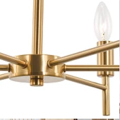 Apliqa Vaneo 6 Lı Gold Modern Genç Odası Mutfak Salon Avize thumbnail 7