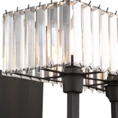 Brambles Siyah Kristal Taşlı Duvar Lambası Yatak Odası-Yatak Başı-Salon için Aplik thumbnail 4