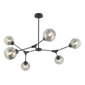 Apliqa BÜRKE 6LI AVİZE SİYAH Modern Koridor Yatak Odası Salon Avize thumbnail 3