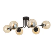 Apliqa Tanyer 6Lı Siyah Modern Sarkıt Yatak odası Retro Salon Avize thumbnail 3