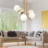 Apliqa Nida 5Li Komple Eskitme Boyalı Modern Mutfak Yatak Odası Salon Avize - 2