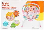 Bright Starts Flamingo Vibes 3 Noktalı Emniyet Kemeri Titreşimli Salyangoz ve Oyuncak Barı - 4