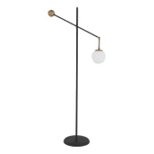 Thunder Siyah Eskitme Metal Kafe Restoran, Salon, Oturma Odası Köşe Lambader thumbnail 2