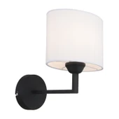 Zadie Tekli Beyaz Şapkalı Siyah Duvar Lambası Yatak Odası-yatak Başı-banyo Için Modern Aplik thumbnail 3