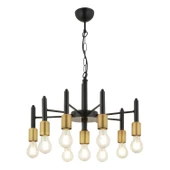 Apliqa Semin 9Lu Modern Cafe,Restoran için Uygun Retro Salon Avize thumbnail 4