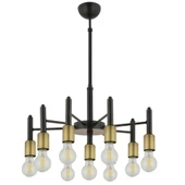 Apliqa Semin 9Lu Modern Cafe,Restoran için Uygun Retro Salon Avize thumbnail 5