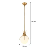 Apliqa Terra Tekli Eskitme Sarkıt Modern Spor Genç Odası, Mutfak Salon Sarkıt Avize thumbnail 3