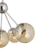 Apliqa Meyo 5Li Krom Bal Camlı Modern Genç Odası Yatak Odası Salon Avize thumbnail 8