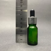 10Ml Yeşil Cam Damlalıklı Şişe , Gümüş Metal Kapak , 10 Cc Yeşil Cam Damlalıklı Şişe x 6 Adet thumbnail 3
