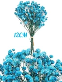 Nettenevime 10lu Set Kuru Çiçek Doğal MAVİ Cipso Şoklanmış Bozulmaz - 2