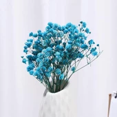 Nettenevime 10lu Set Kuru Çiçek Doğal MAVİ Cipso Şoklanmış Bozulmaz - 5