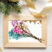 Nettenevime 10lu Set Kuru Çiçek Doğal MAVİ Cipso Şoklanmış Bozulmaz - 7