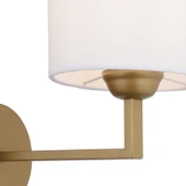 Zadie Tekli Beyaz Şapkalı Eskitme Duvar Lambası Yatak Odası-yatak Başı-banyo Için Modern Aplik thumbnail 4