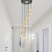 Elisa 9Lu Sarkıt Eskitme Sarkıt Modern Genç Odası Mutfak Salon Sarkıt Avize thumbnail 1