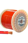 4GA Oto Anfi Tesisat Kablosu Silikon 30mt Kırmızı Poke PK-1352 - 1