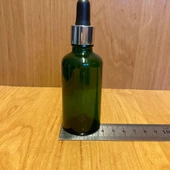 50Ml Yeşil Cam Damlalıklı Şişe , Gümüş Metal Kapak , 50 Cc Yeşil Cam Damlalıklı Şişe x 6 Adet thumbnail 4